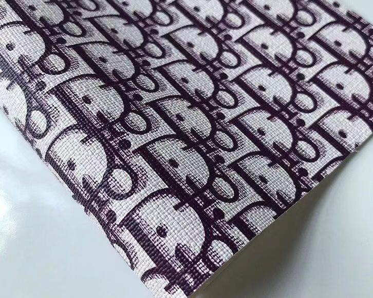 Classic Dior Leather in Black Red and Brown - mingfabricstore