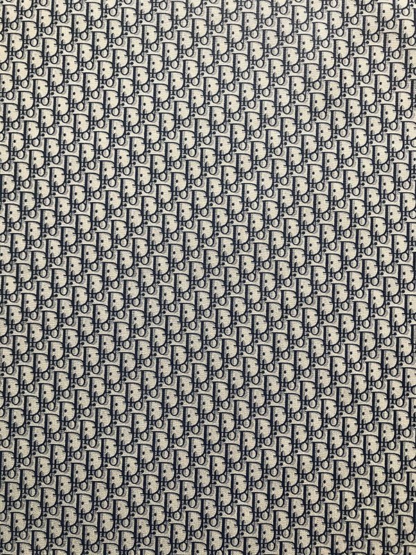 Classic Dior (NAVY) Faux Bag Leather DIY Custom Furniture Leather Sofa Leather - mingfabricstore