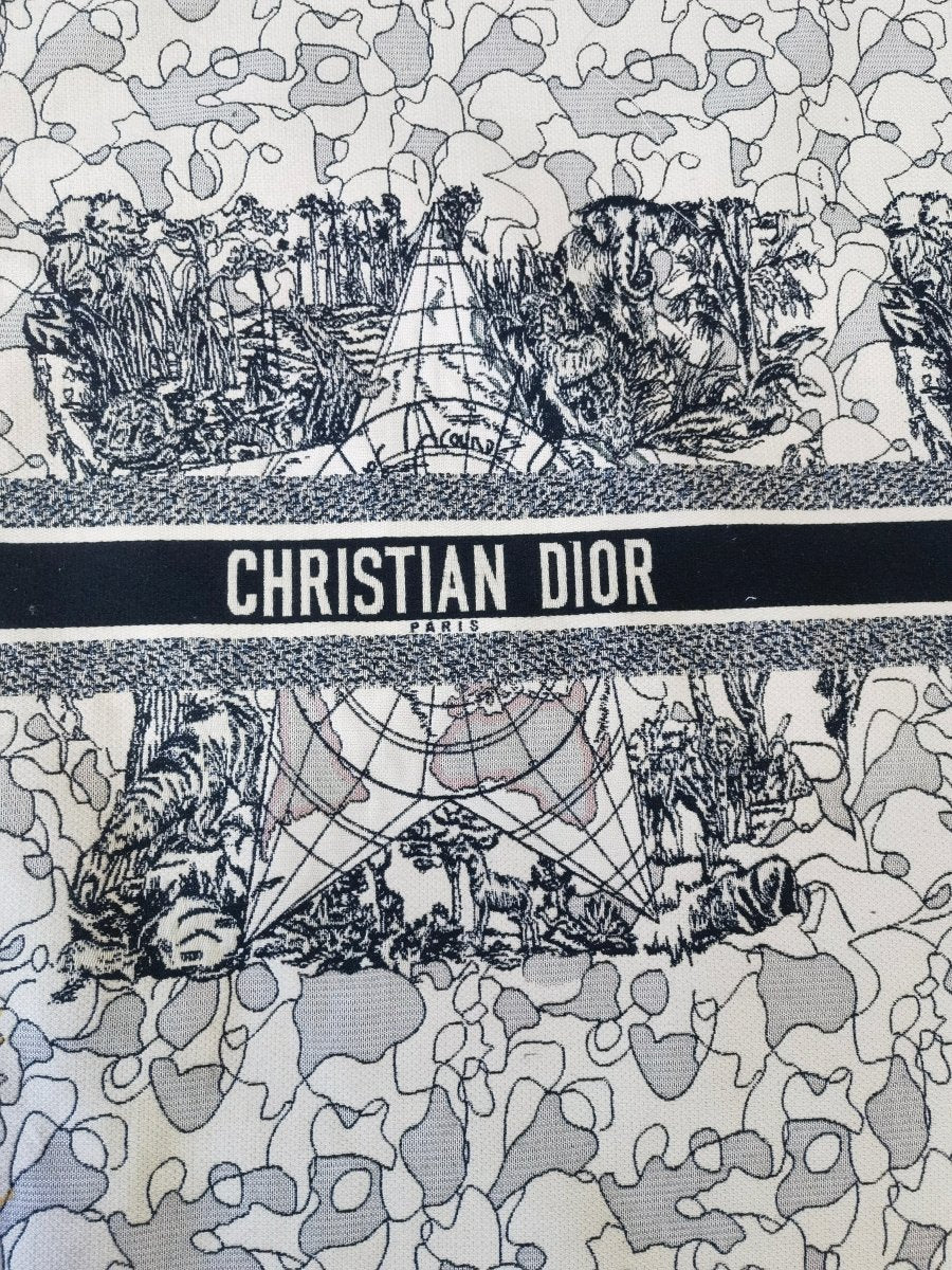 Classic Dior Tote Bag Fabric for Handmade DIY Crafts Upholstery Watch Band - mingfabricstore