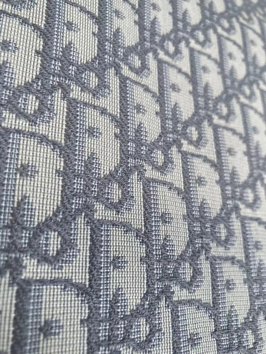 Classic Grey Dior Fabric for Bag Custom Sneakers - mingfabricstore