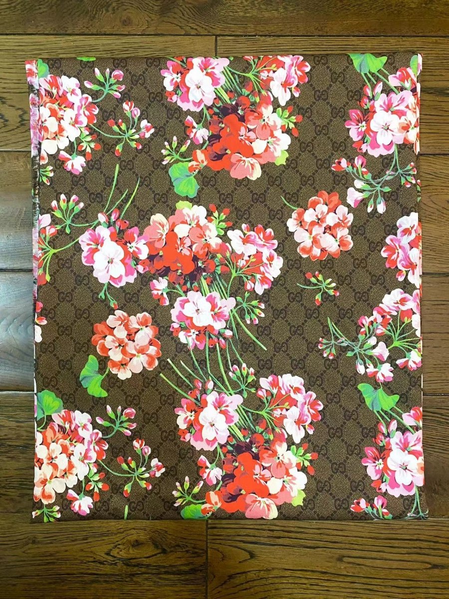 Classic Gucci Flower Summer Cotton Fabric for Handmade DIY Crafts Clothing - mingfabricstore