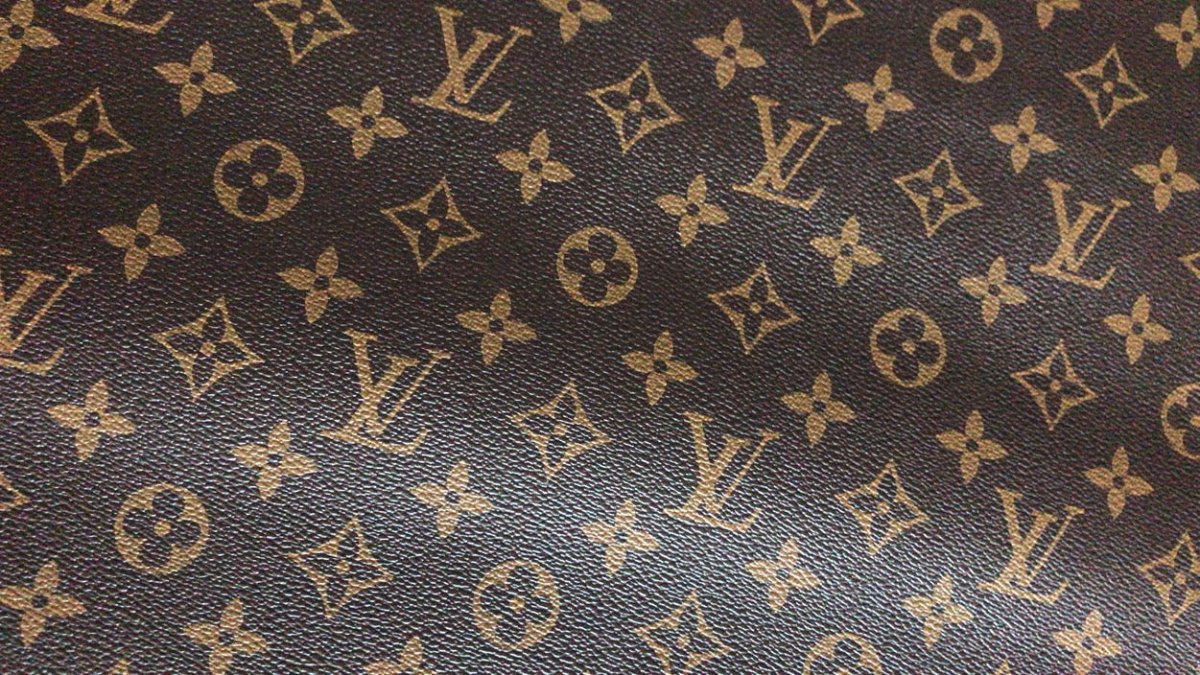 Classic Louis Vuitton LV Leather Sheet for Shoe Custom Bag - mingfabricstore