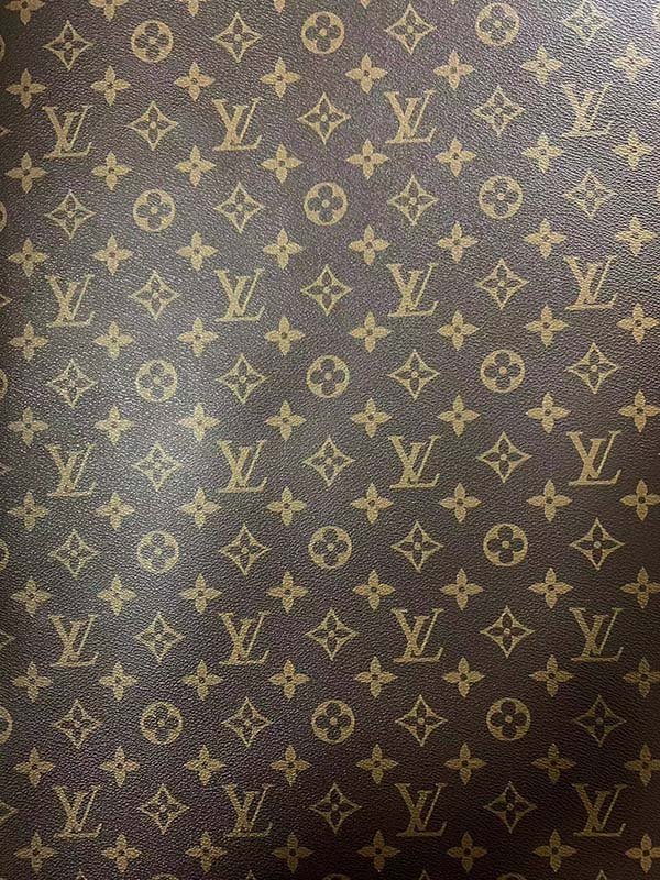 Classic Louis Vuitton LV Leather Sheet for Shoe Custom Bag - mingfabricstore