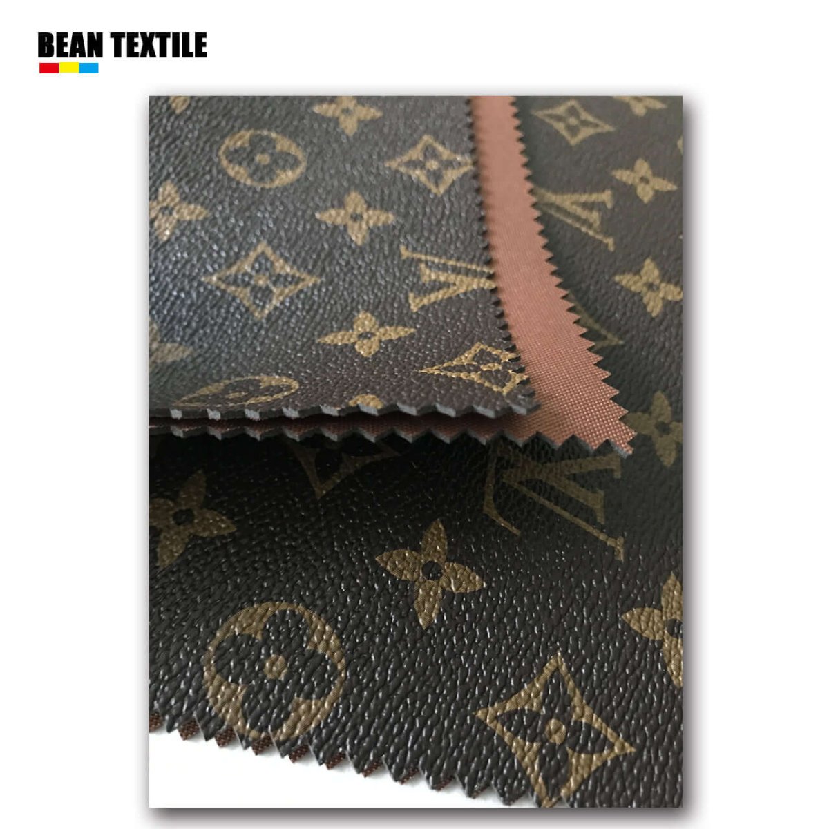 Classic Louis Vuitton LV Leather Sheet for Shoe Custom Bag - mingfabricstore