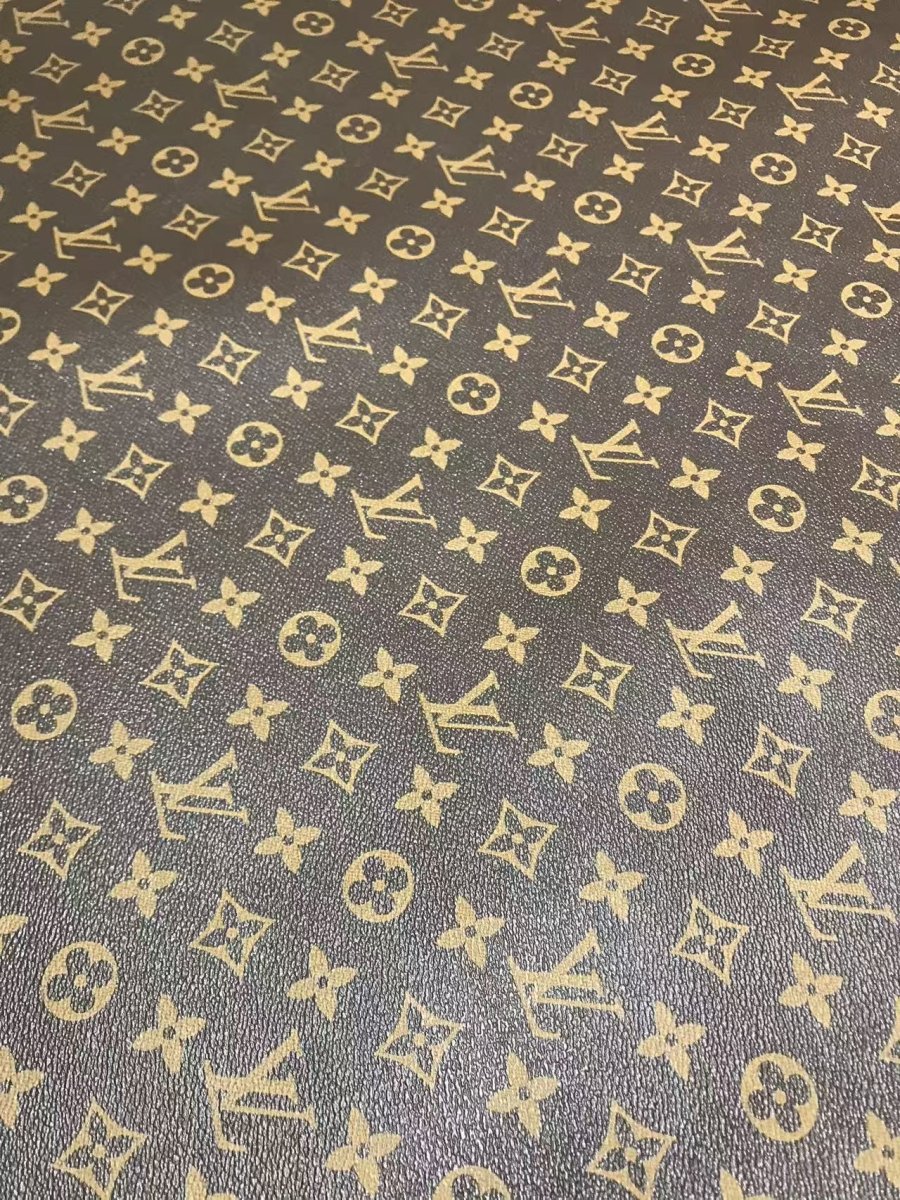 Classic Louis Vuitton LV Leather Sheet for Shoe Custom Bag - mingfabricstore