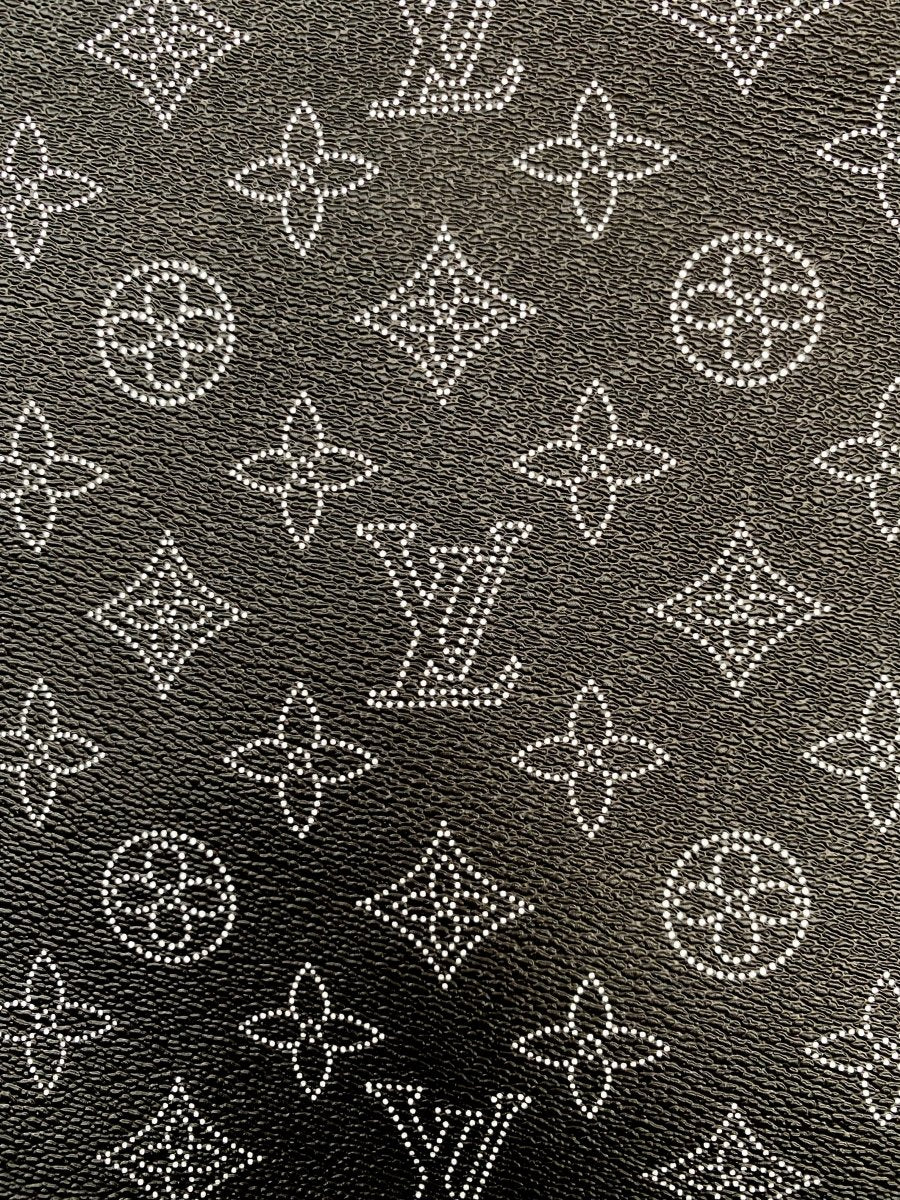 Classic Louis Vuitton Monogram LV Dot Designer Leather for Handmade DIY Crafts Sneakers Bag - mingfabricstore