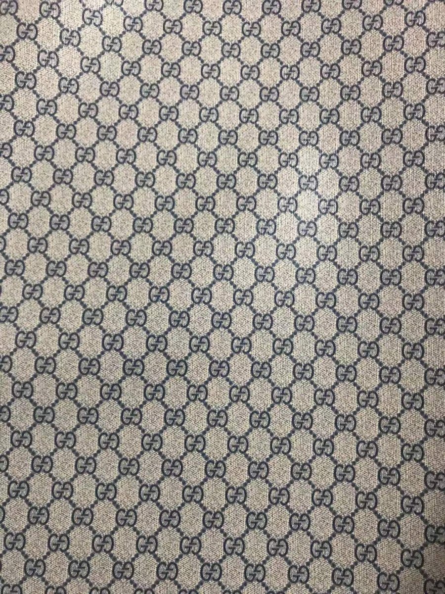 Classic Navy Gucci Vinyl Leather for Bag and Shoe Custom - mingfabricstore