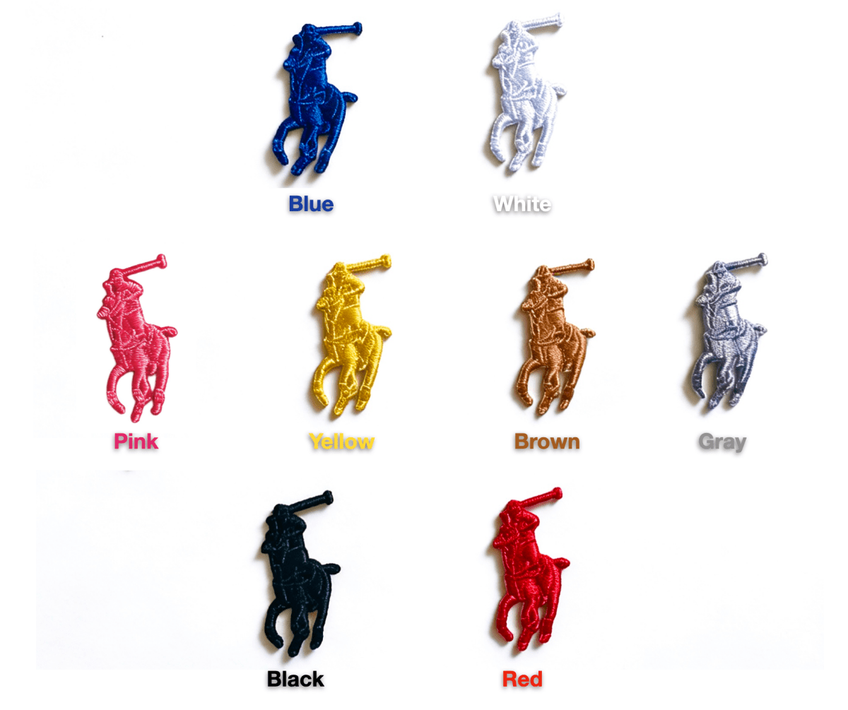 Classic Polo Ralph Lauren Embroidered Patch – Premium Quality for Clothing & Accessories - mingfabricstore
