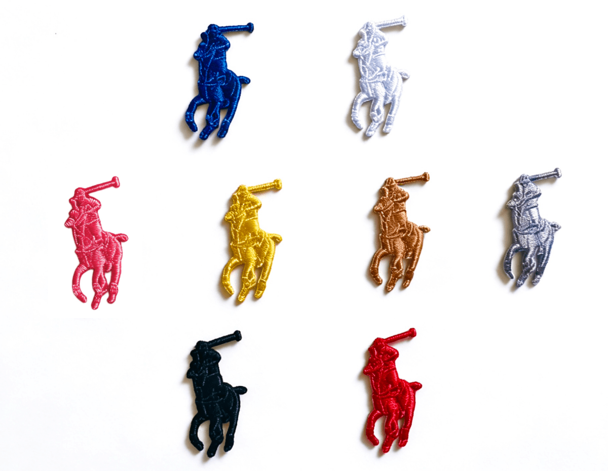 Classic Polo Ralph Lauren Embroidered Patch – Premium Quality for Clothing & Accessories - mingfabricstore