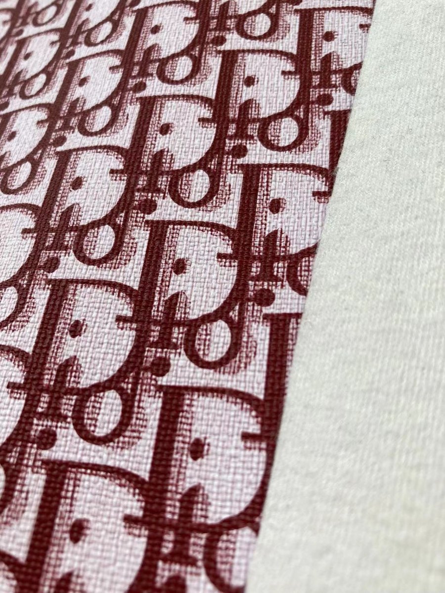 Classic Red Dior Viny for Custom Sneakers - mingfabricstore