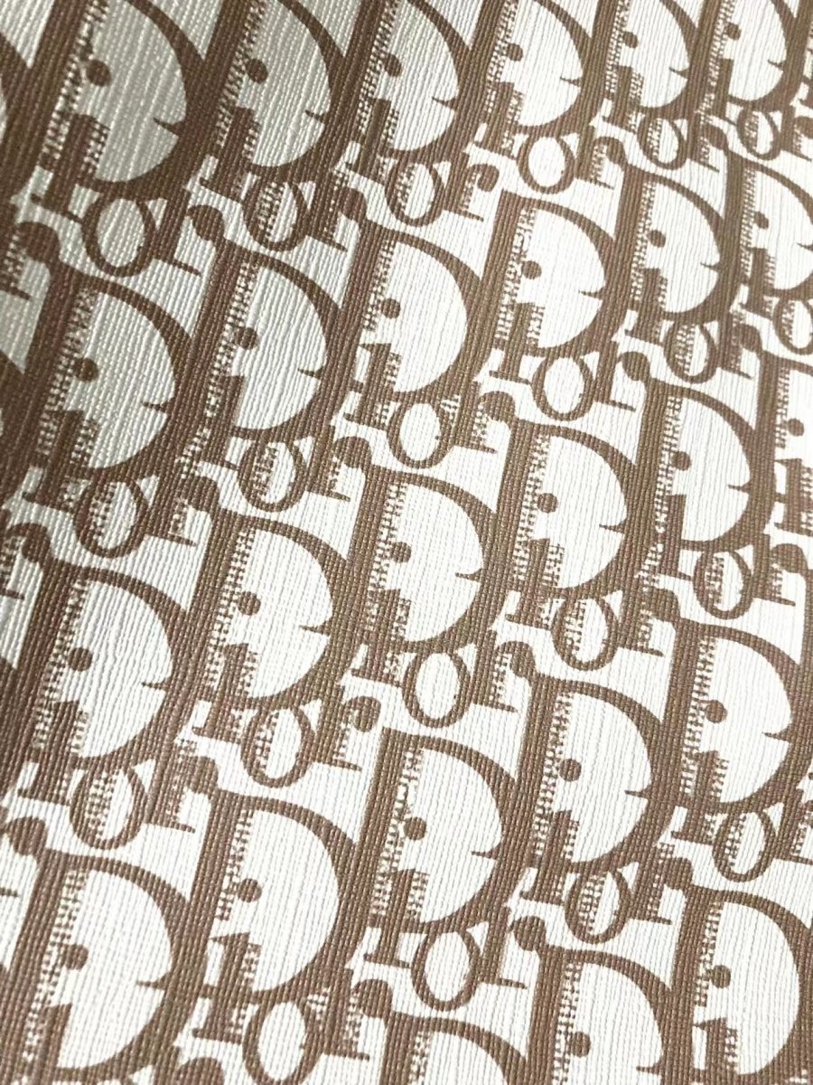 Clean Yellow Dior Leather Fabric for Custom Sneakers - mingfabricstore