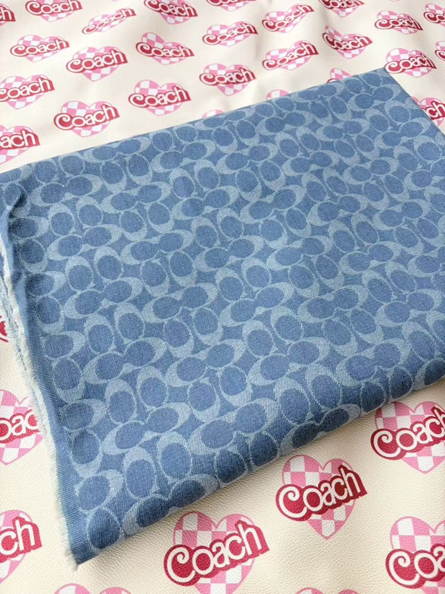 Coach Denim Fabric Sold by Yard Sewing Fabric DIY Crafts Projects - mingfabricstore