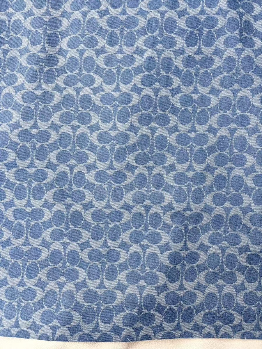 Coach Denim Fabric Sold by Yard Sewing Fabric DIY Crafts Projects - mingfabricstore