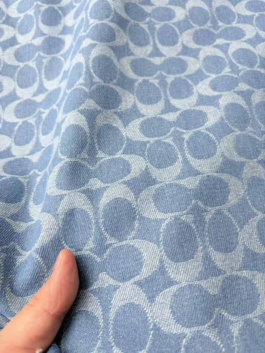 Coach Denim Fabric Sold by Yard Sewing Fabric DIY Crafts Projects - mingfabricstore