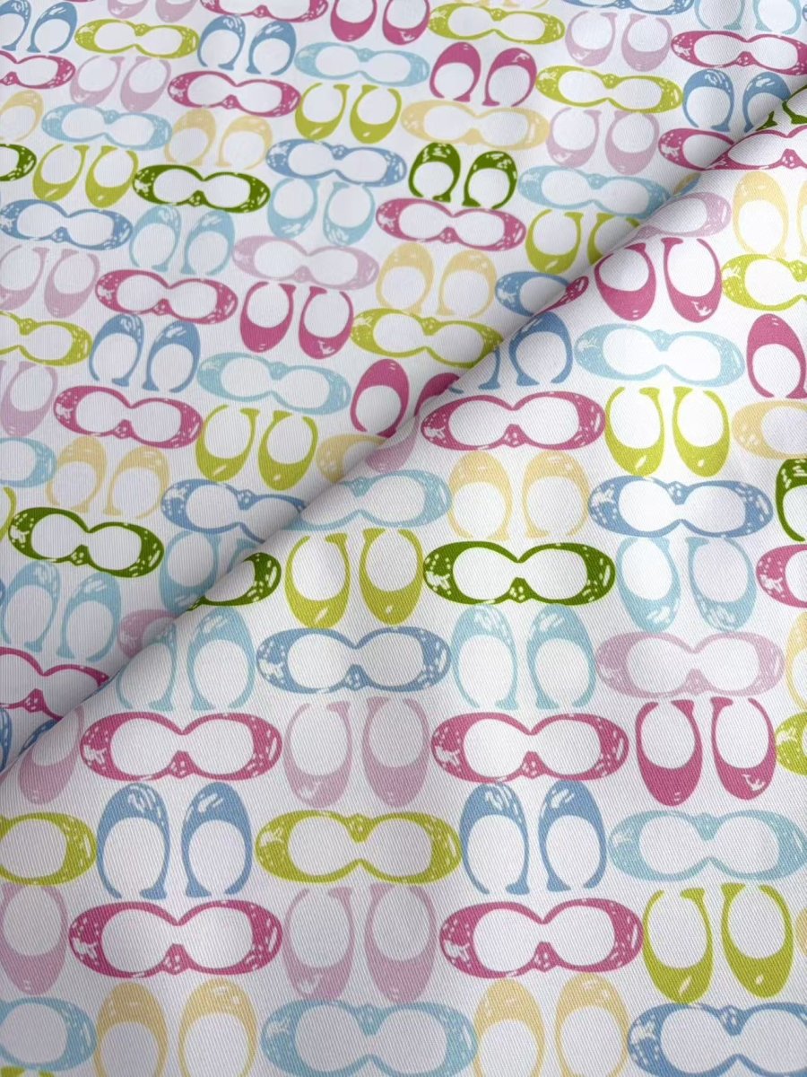 Colorful Coach Cotton Sewing Fabric Sold by Yard for DIY Crafts Sneakerhead - mingfabricstore