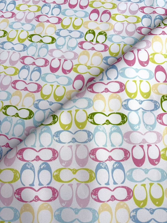 Colorful Coach Cotton Sewing Fabric Sold by Yard for DIY Crafts Sneakerhead - mingfabricstore