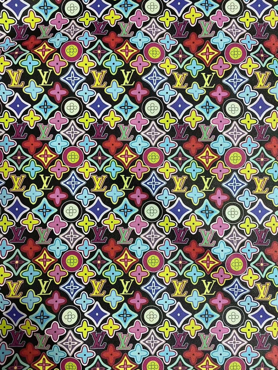 Colorful Designer Fabric Louis Vuitton Bag Custom Leather - mingfabricstore