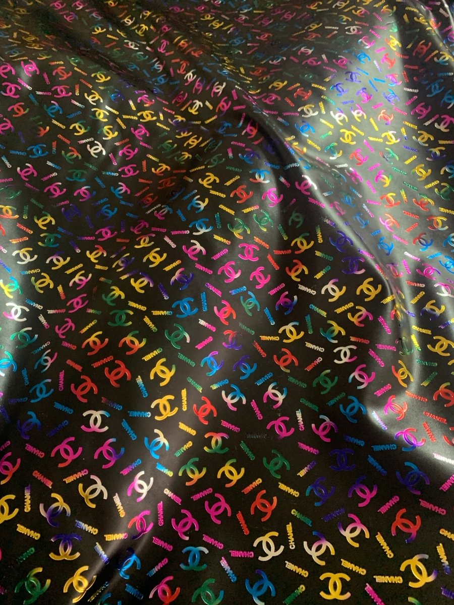 Colorful Embossed Chanel Soft Leather Fabric for Custom - mingfabricstore