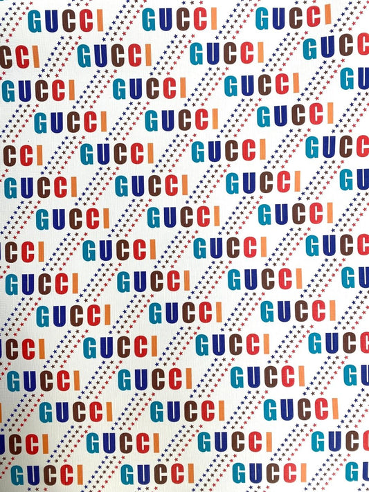 Colorful Gucci Easter Gift Designer Vinyl for Custom Handmade DIY Crafts Sneakers - mingfabricstore