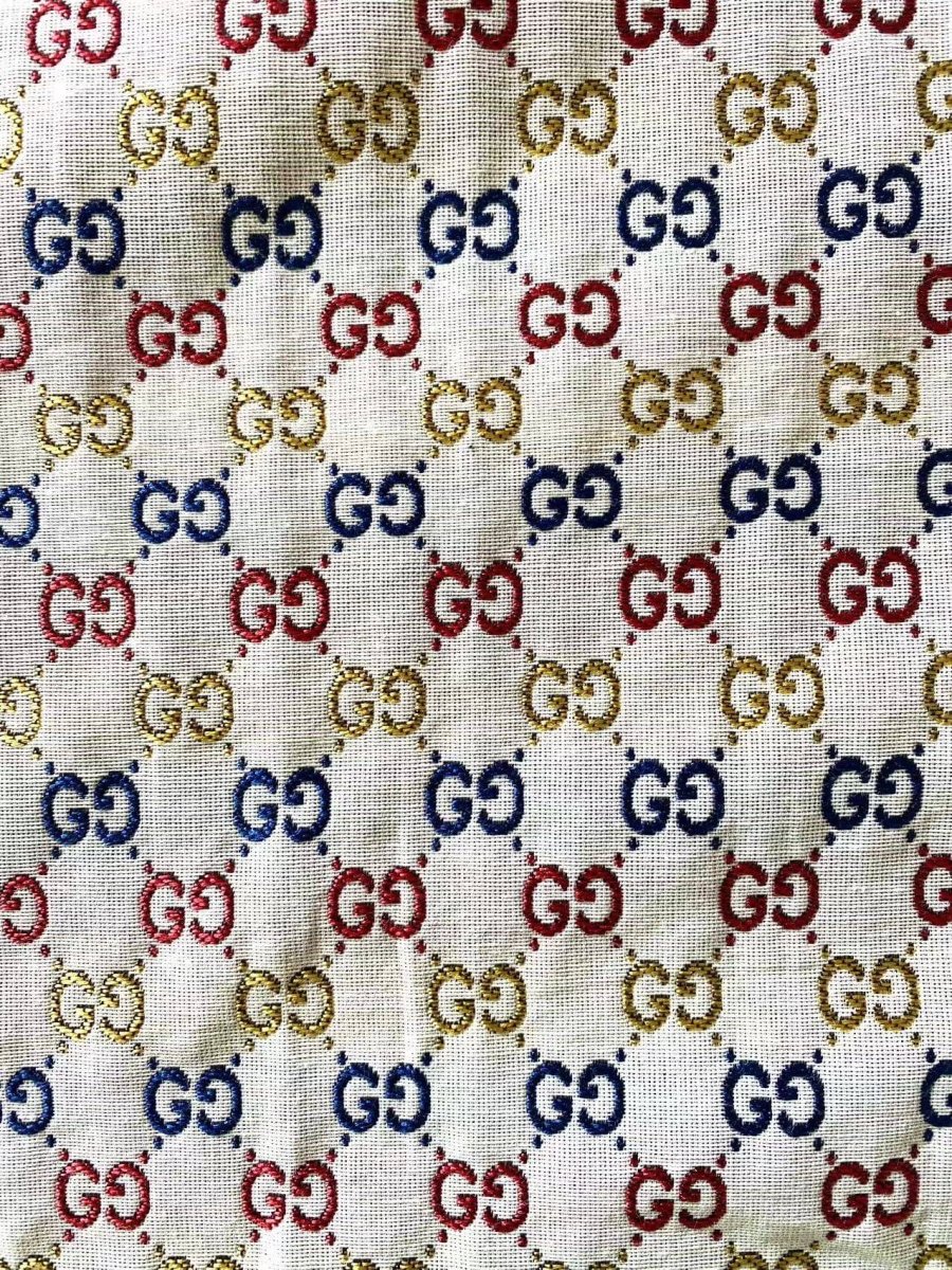 Colorful Gucci Upholstery Sofa Fabric for Sewing Handmade Custom Furniture Design - mingfabricstore