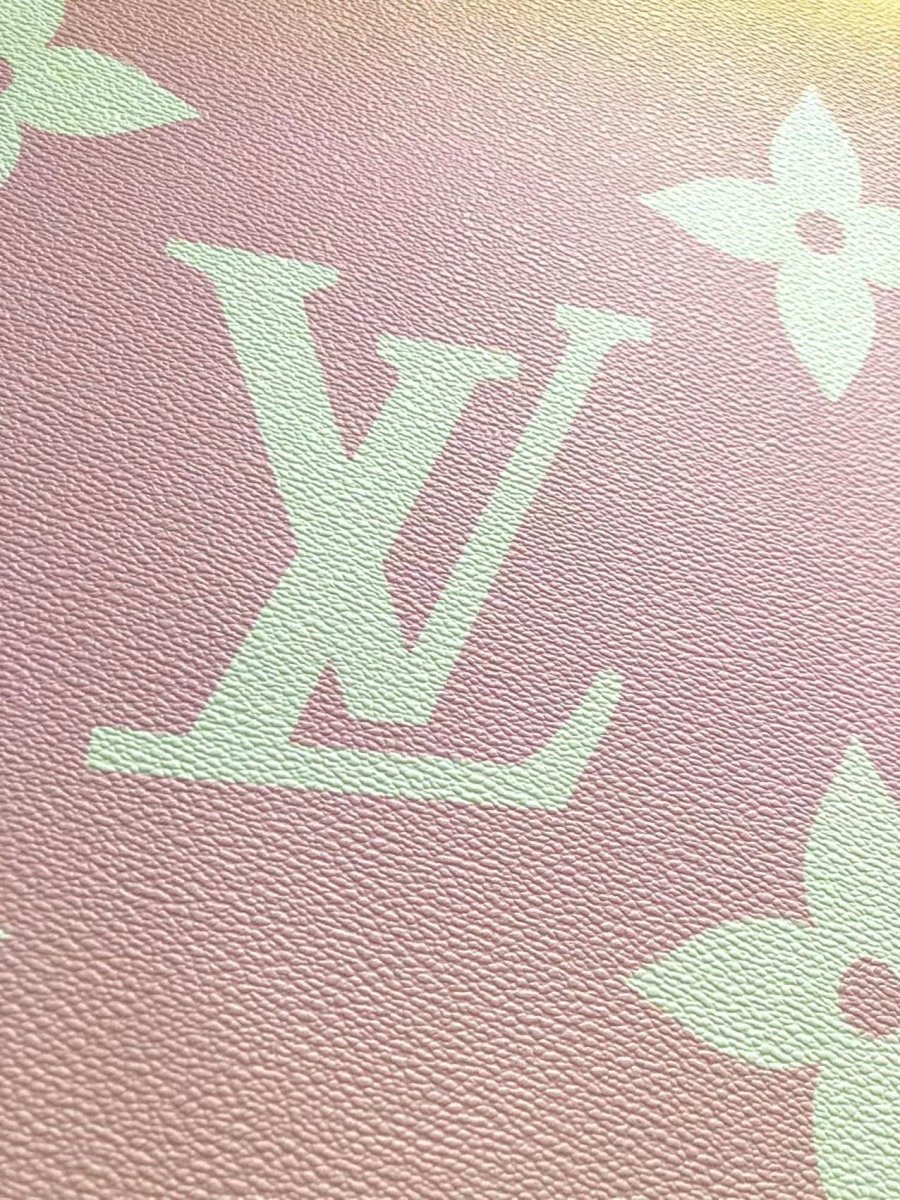 Colorful LV By the Pool Leather Fabric for Bag Custom - mingfabricstore
