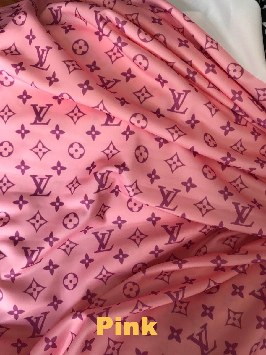 Colorful Print Spandex Poly Lv Stretchy Fabric for Custom Cloth by Yard - mingfabricstore