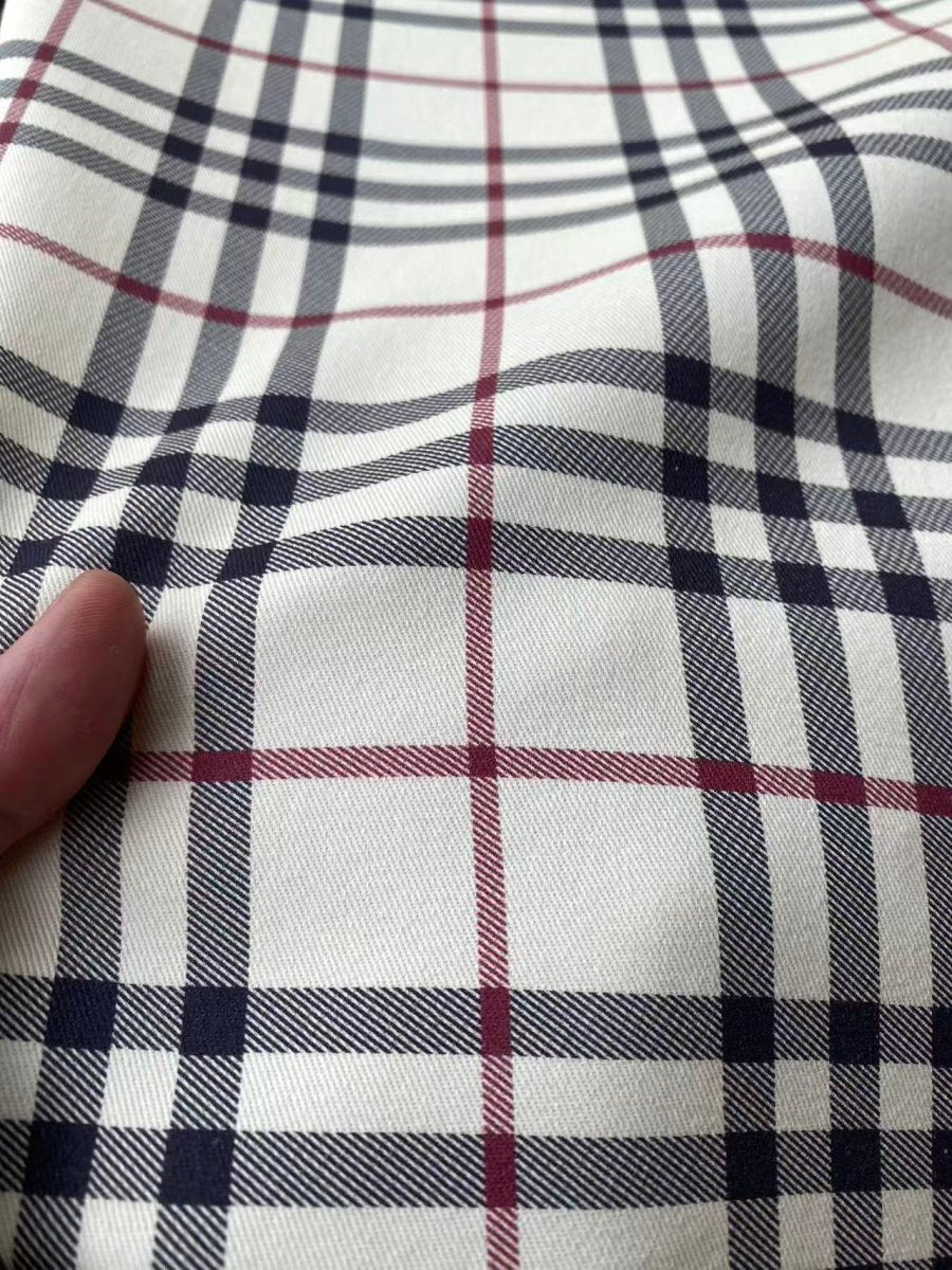 Cotton Burberry Fabric Sewing Project Fabric Sold by Yard - mingfabricstore