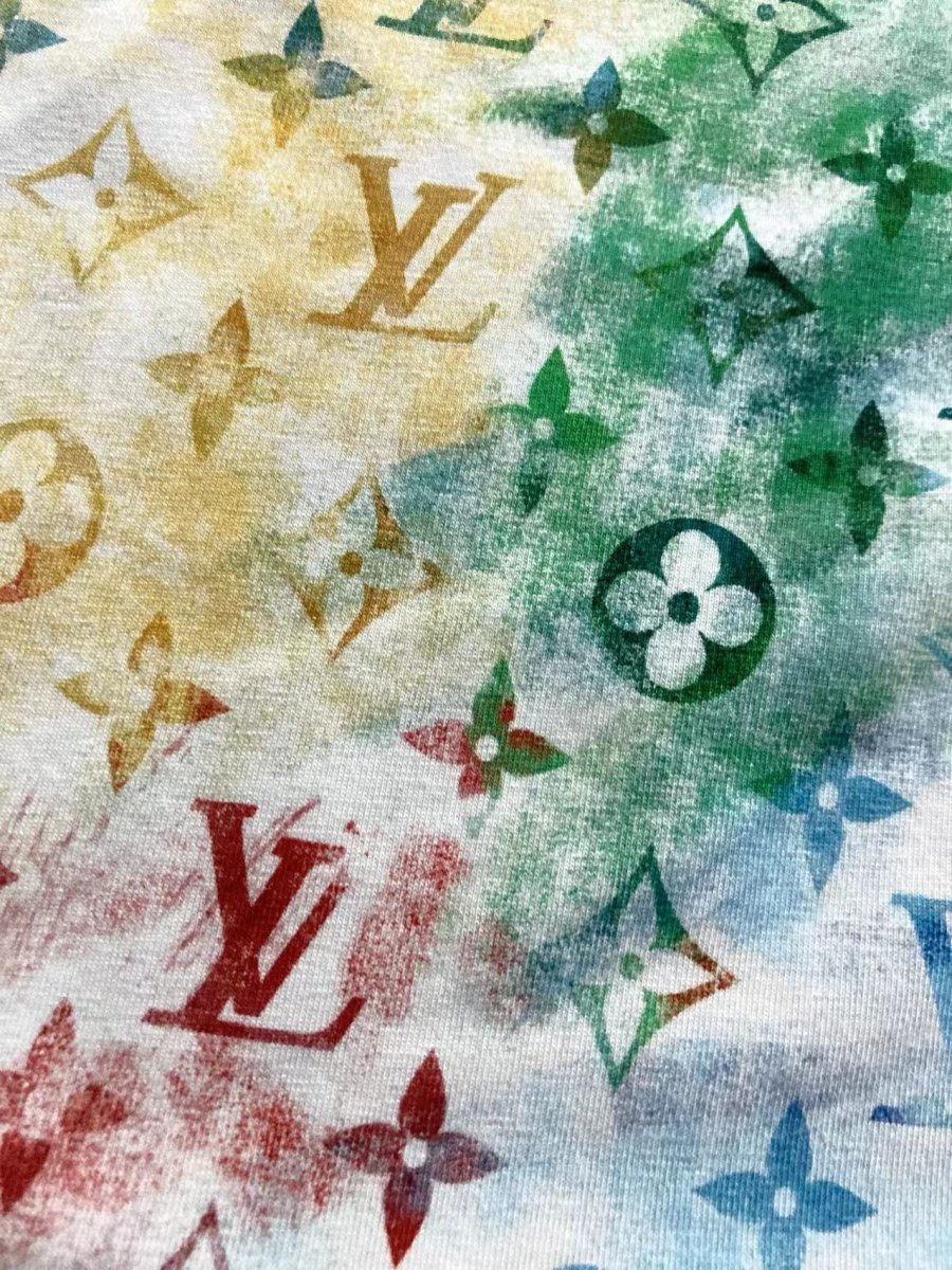 Cotton Printing Colorful LV Fabric for Summer Wear - mingfabricstore