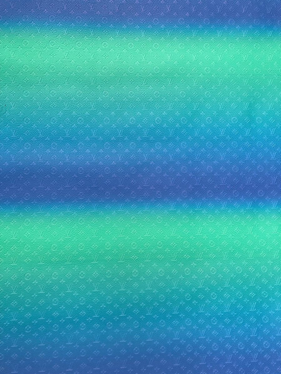 Crafting Gradient Embossed Small Letter LV Vinyl Custom Vinyl - mingfabricstore