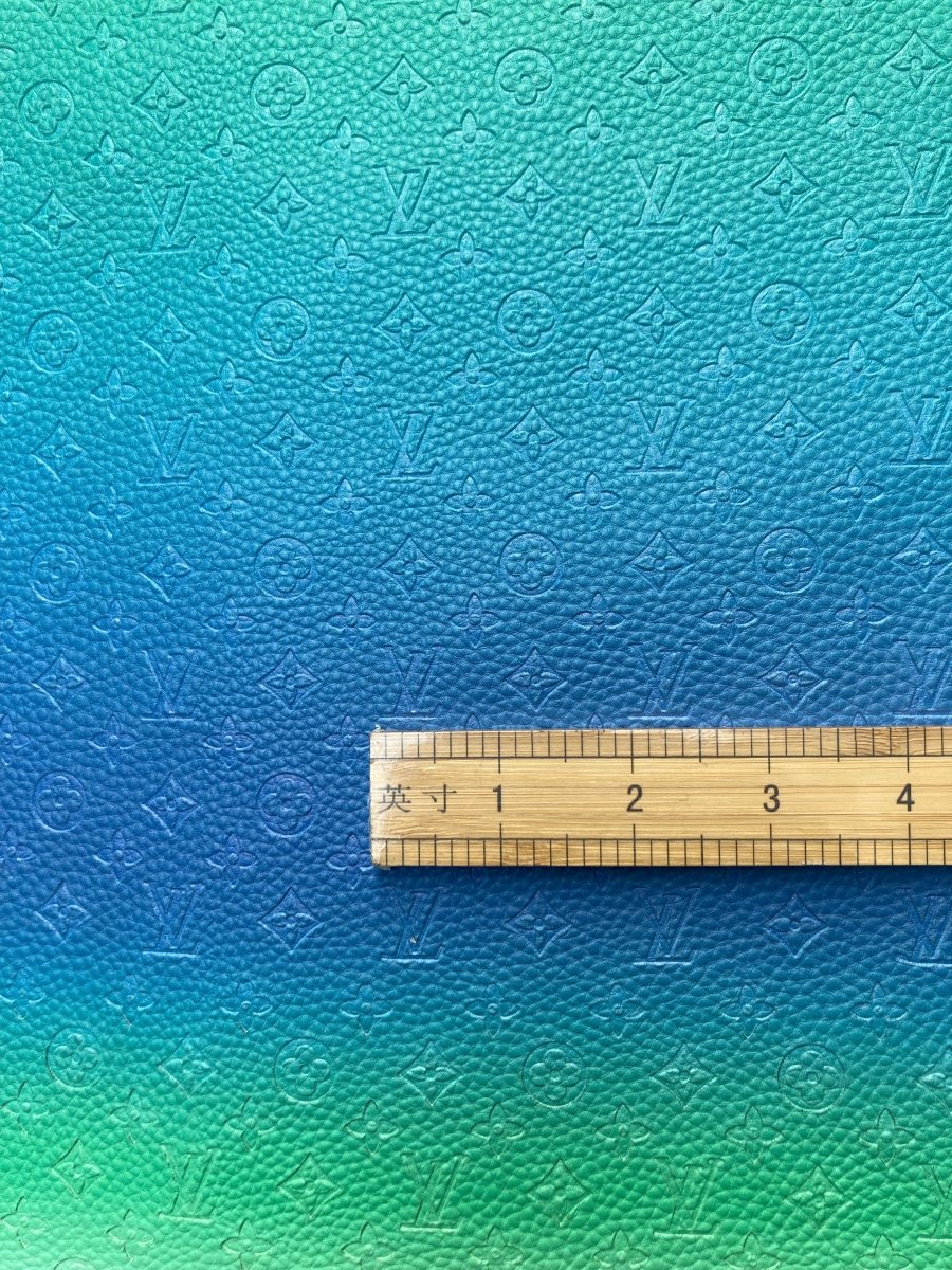 Crafting Gradient Embossed Small Letter LV Vinyl Custom Vinyl - mingfabricstore