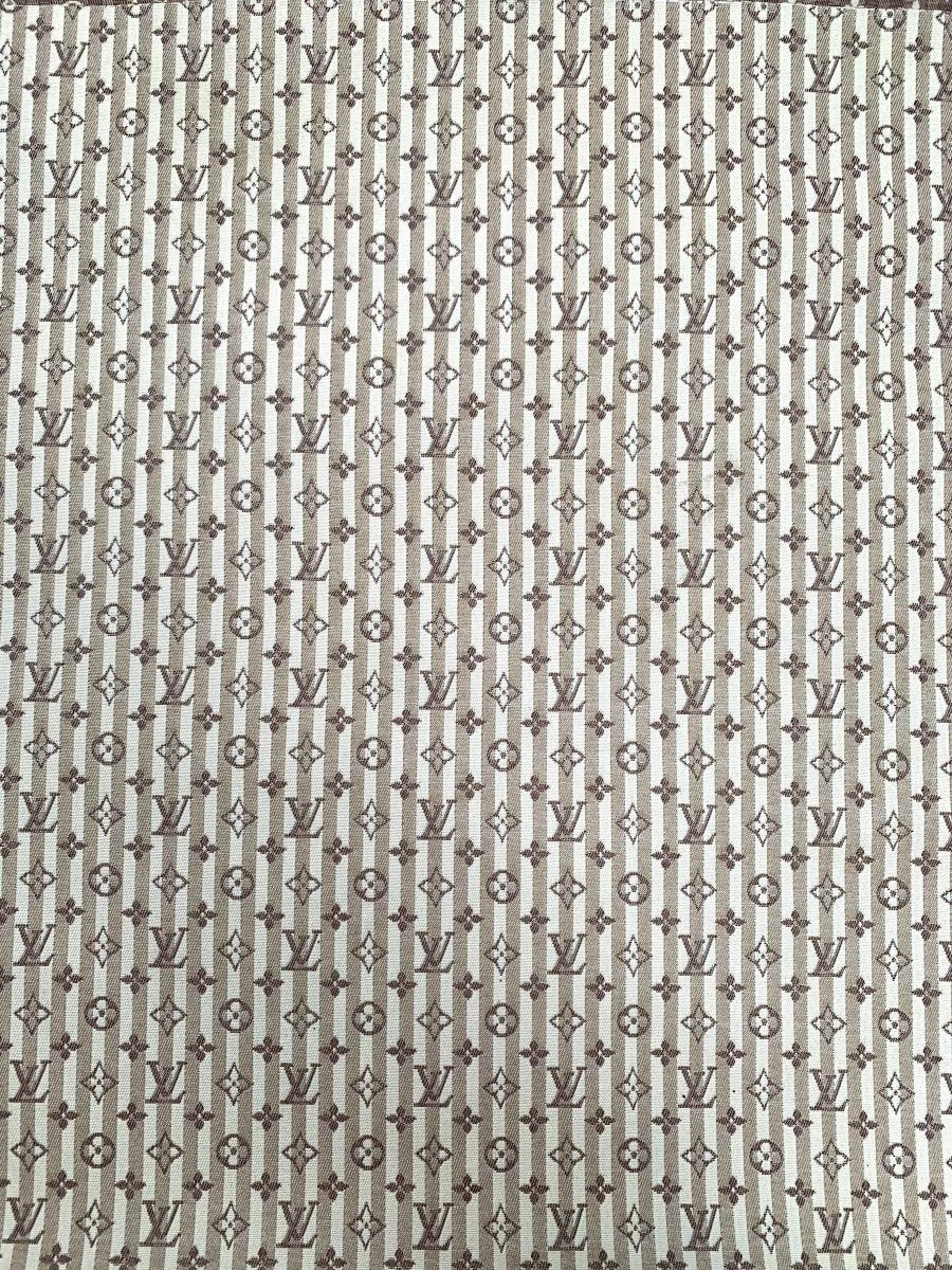 Crafts Sewing Stripe Jacquard Cotton LV Fabric for Handmade Clothing - mingfabricstore