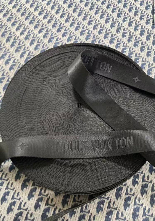 Custom Bag LV Strap Black Straps for Handmade DIY Bag Repair - mingfabricstore
