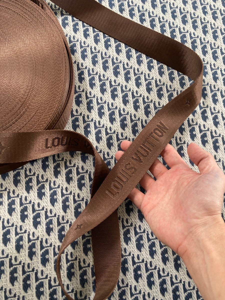Custom Bag LV Strap Brown Straps for Handmade DIY Bag Repair - mingfabricstore