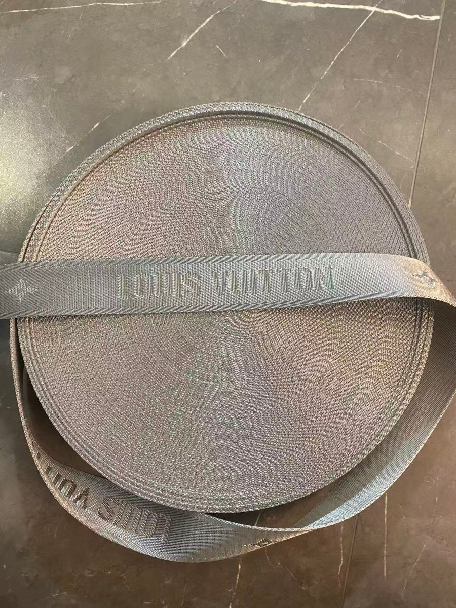 Custom Bag LV Strap Grey Silver Straps for Handmade DIY Bag Repair - mingfabricstore