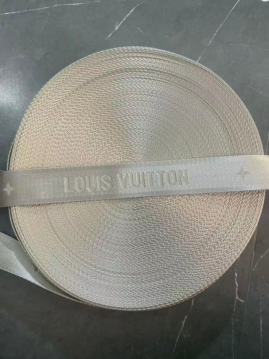 Custom Bag LV Strap Grey Silver Straps for Handmade DIY Bag Repair - mingfabricstore
