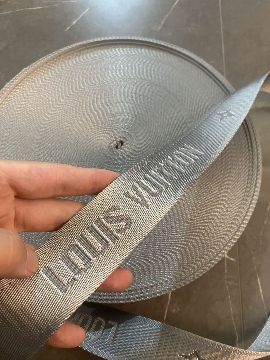 Custom Bag LV Strap Grey Silver Straps for Handmade DIY Bag Repair - mingfabricstore