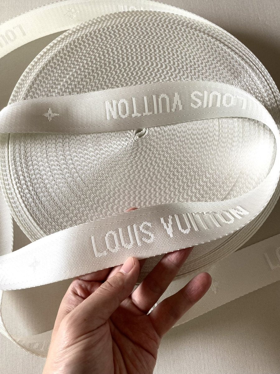 Custom Bag LV Strap White Straps for Handmade DIY Bag Repair - mingfabricstore