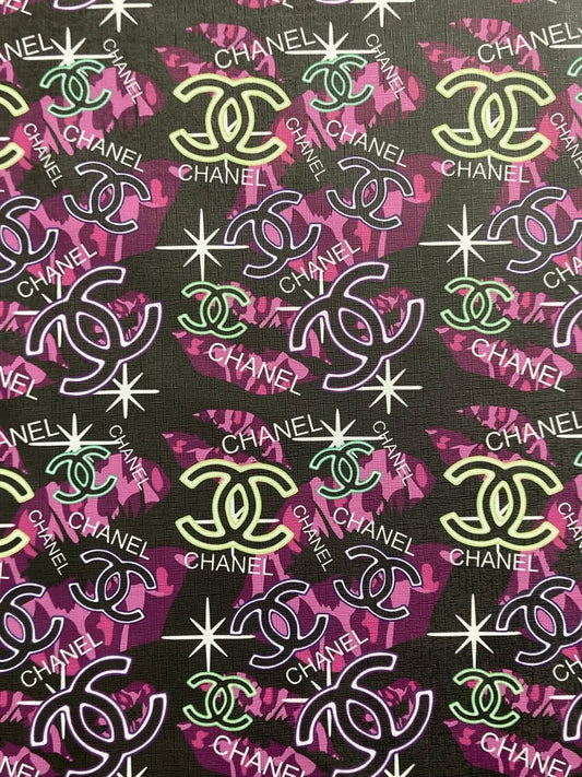 Custom Chanel Bling Leather Fabric for Upholstery - mingfabricstore