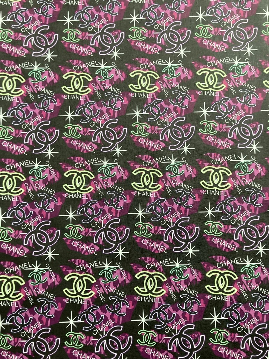 Custom Chanel Bling Leather Fabric for Upholstery - mingfabricstore