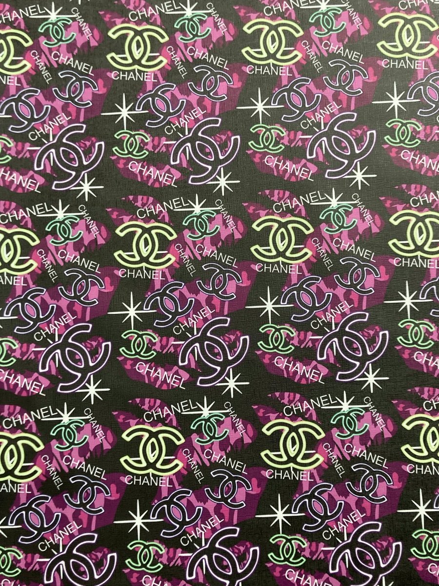 Custom Chanel Bling Leather Fabric for Upholstery - mingfabricstore