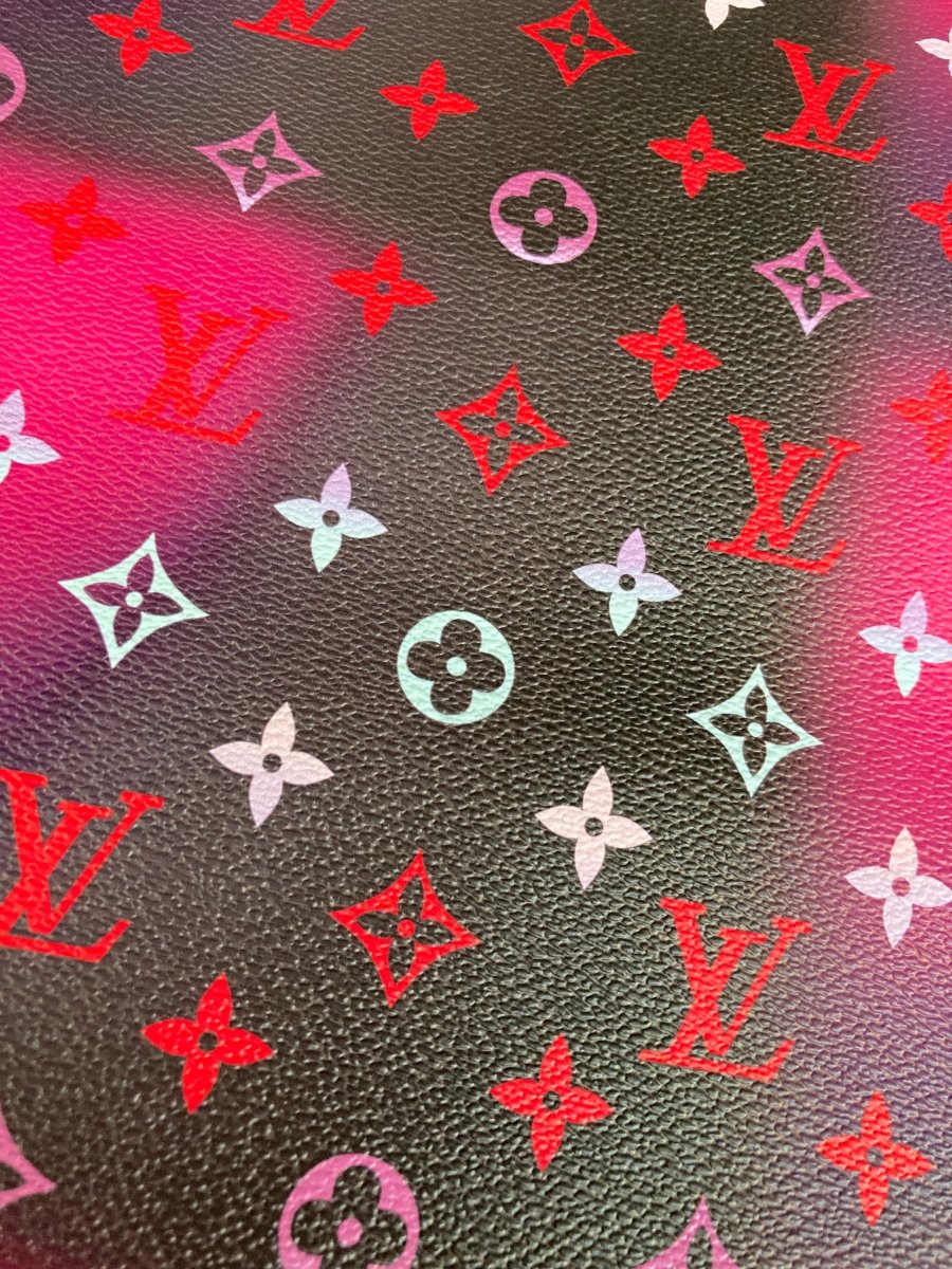 Custom Designer Leather By the Pool LV - mingfabricstore