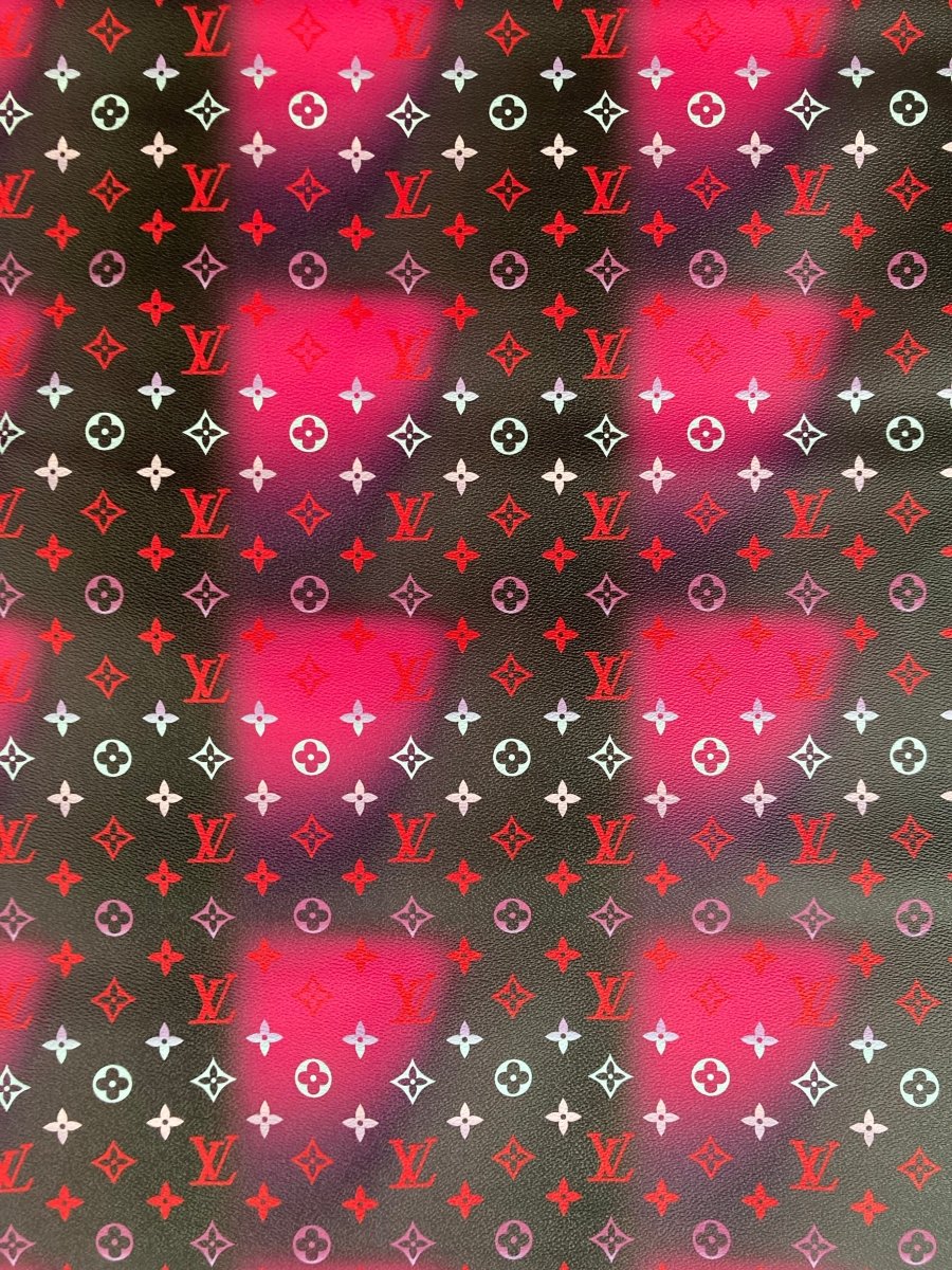 Custom Designer Leather By the Pool LV - mingfabricstore