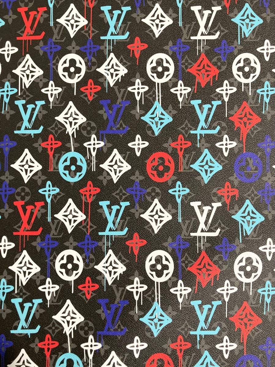 Custom Designer Leather Fabric Handmade for Sneakers Bag Upholstery - mingfabricstore