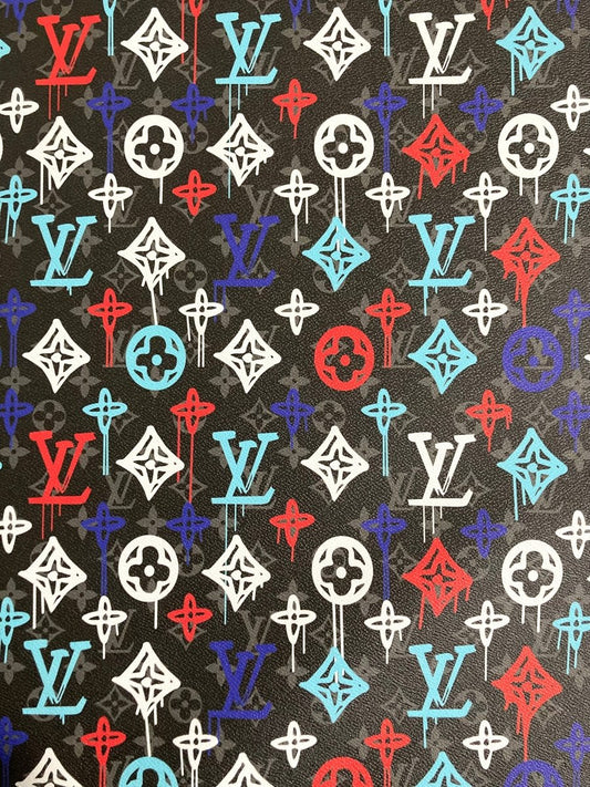 Custom Designer Leather Fabric Handmade for Sneakers Bag Upholstery - mingfabricstore