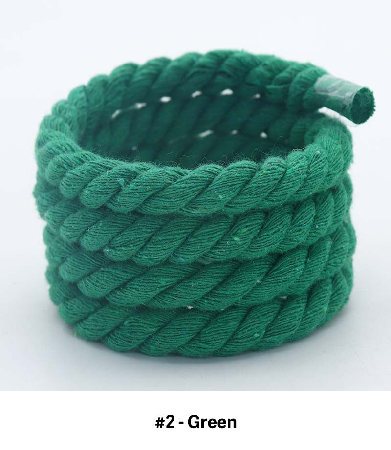 Custom Handmade Colorful Rope Shoelace for Sneakers DIY Crafts - mingfabricstore