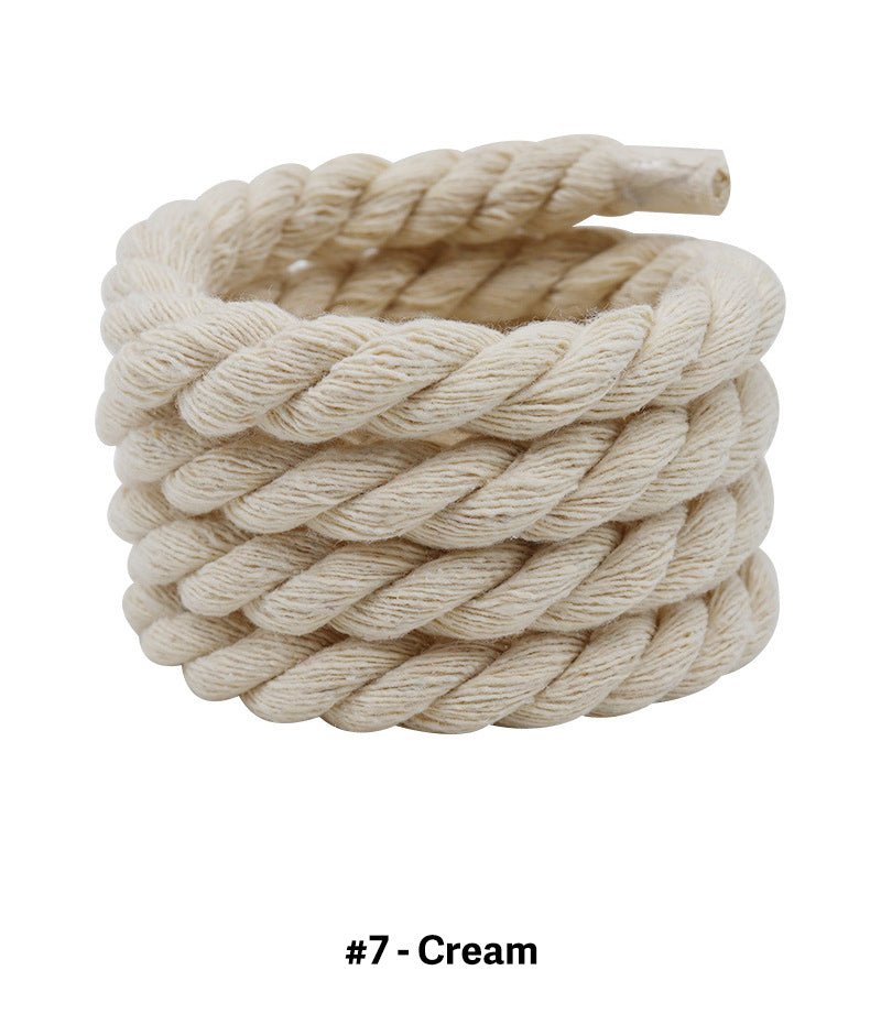 Custom Handmade Colorful Rope Shoelace for Sneakers DIY Crafts - mingfabricstore