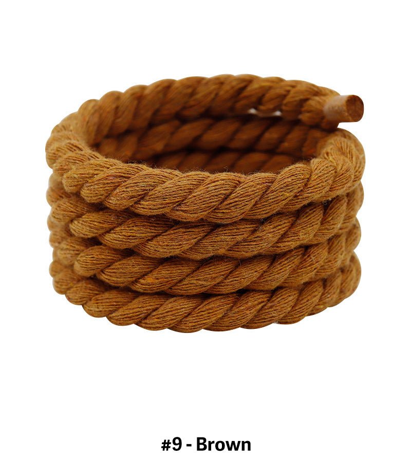 Custom Handmade Colorful Rope Shoelace for Sneakers DIY Crafts - mingfabricstore