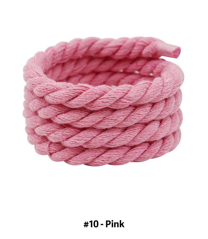 Custom Handmade Colorful Rope Shoelace for Sneakers DIY Crafts - mingfabricstore