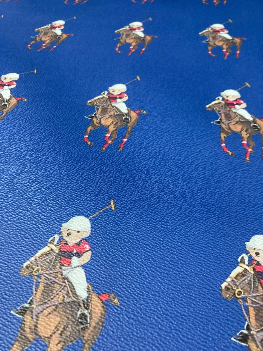 Custom Leather Handmade Classic Bear for Crafts - mingfabricstore