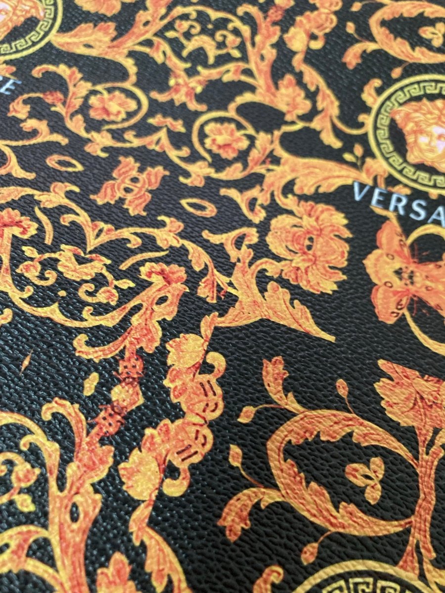 Custom Leather Versace Material for Handmade Upholstery - mingfabricstore